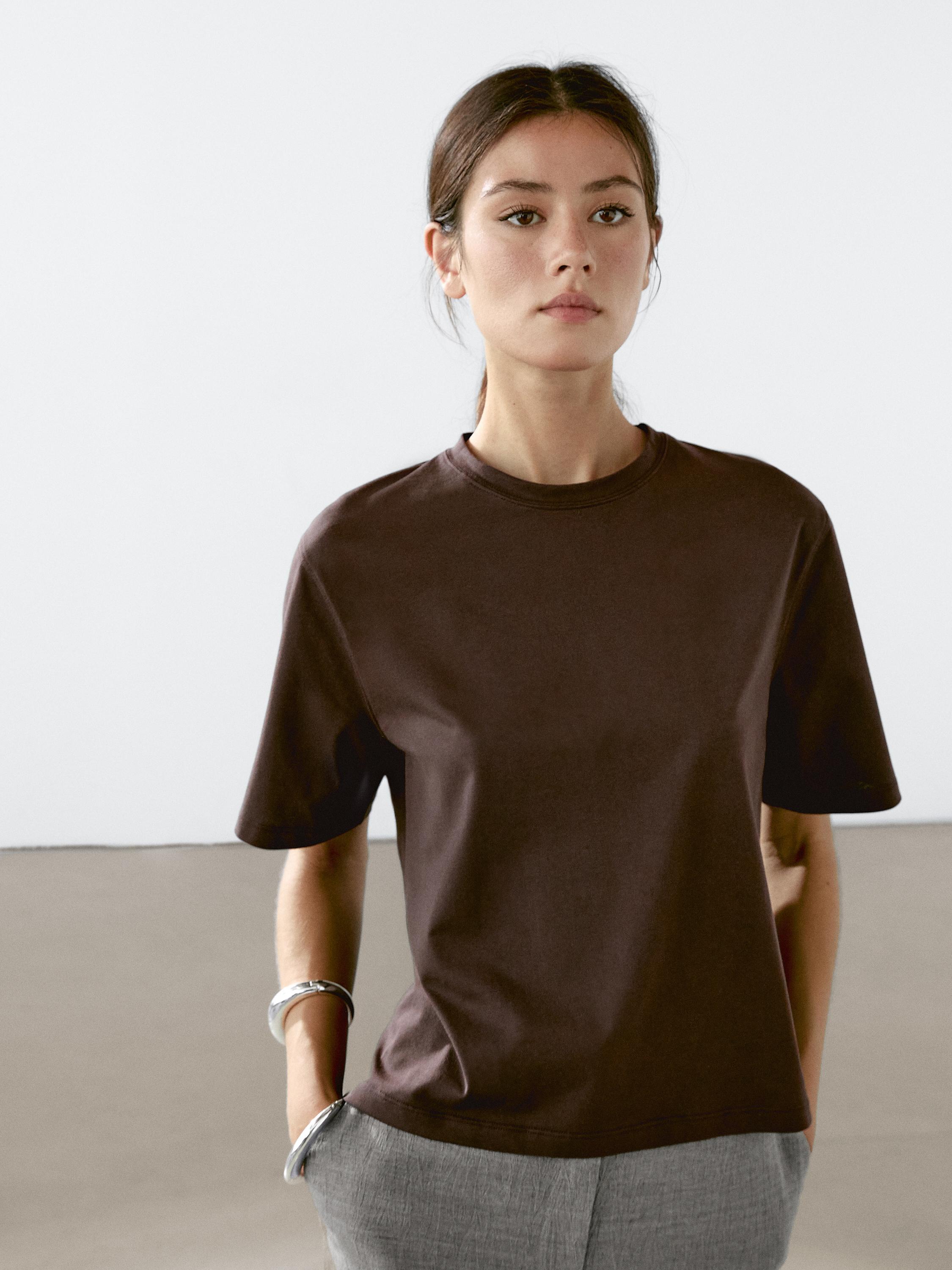 T-shirt manches courtes surpiqûre